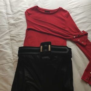 🔥Black velvet belt